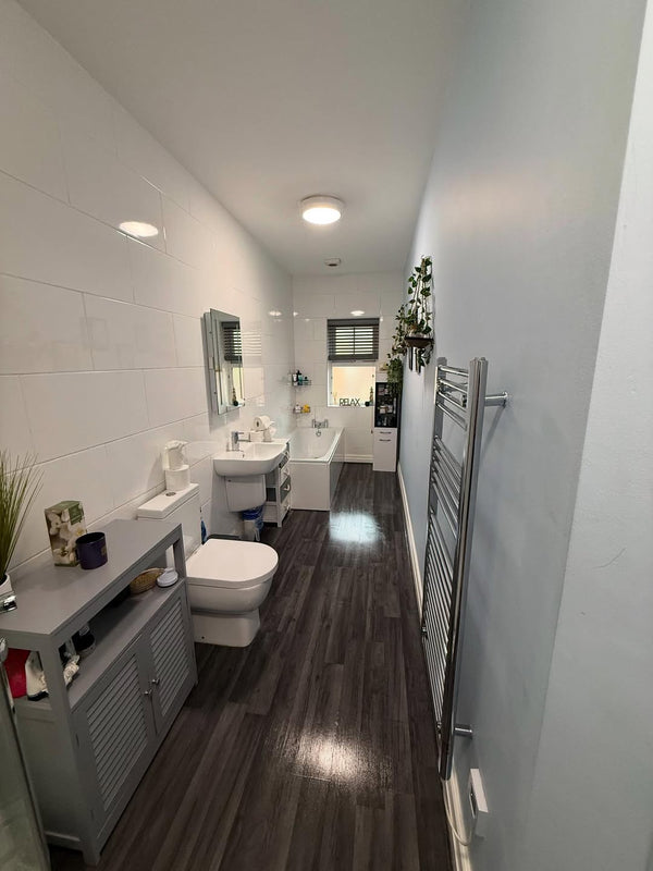 Bathroom after cleaning